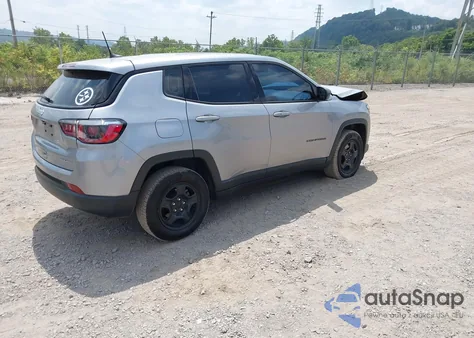2018 Jeep Compass Sport Fwd from USA, damaged, VIN 3C4NJCAB3JT462268